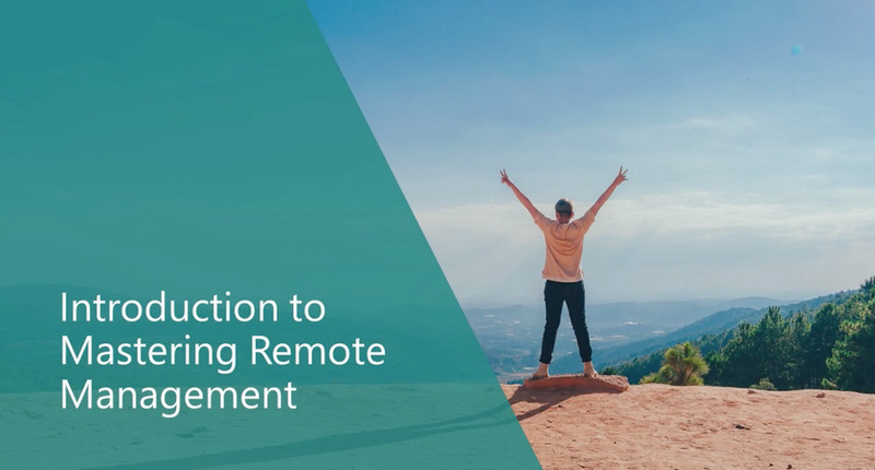 Mastering Remote Management Intro Video